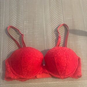Victoria's Secret Red Lace Bra
